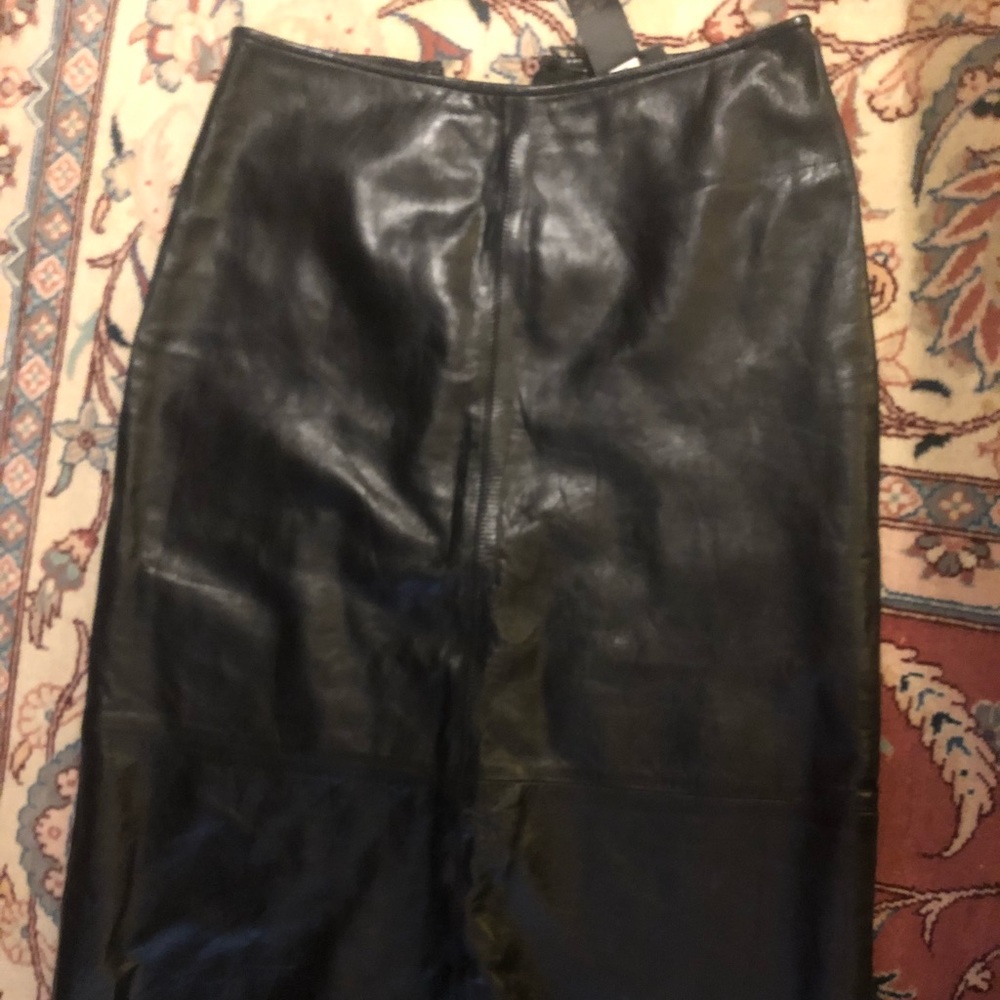 Zara faux leather skirt (size small)